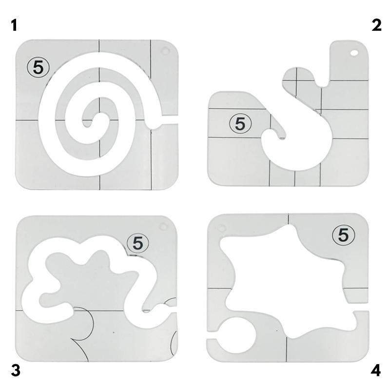 Acrylic Sewing Machine Quilt Template