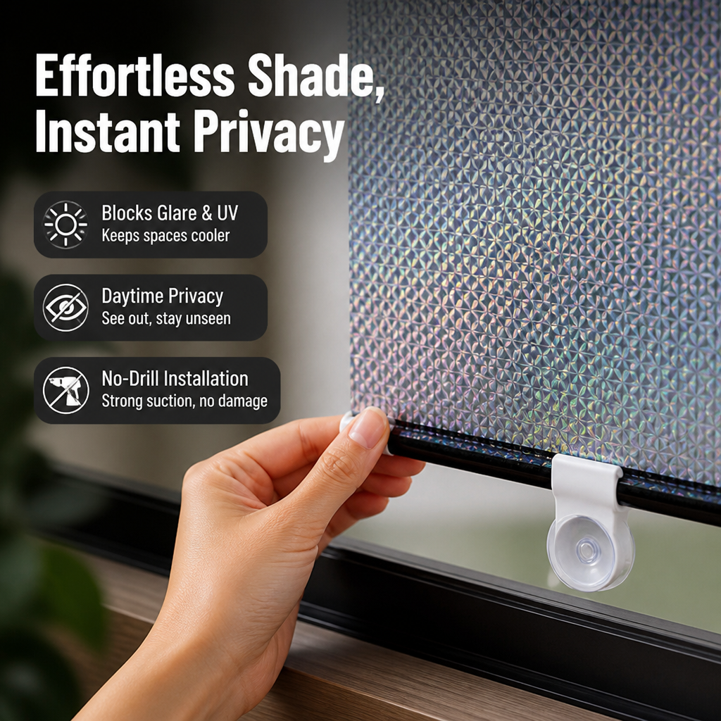 ShadeCraft™ — Instantly Create a Cooler, Private Haven Without Drills or Damage