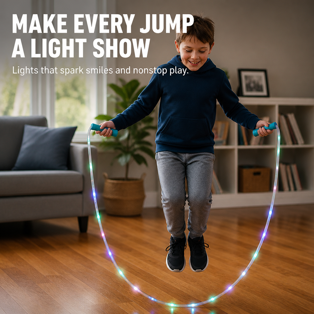 FlashStride™ — Turn Every Jump Into a Joy-Filled Light Show Kids Can’t Resist