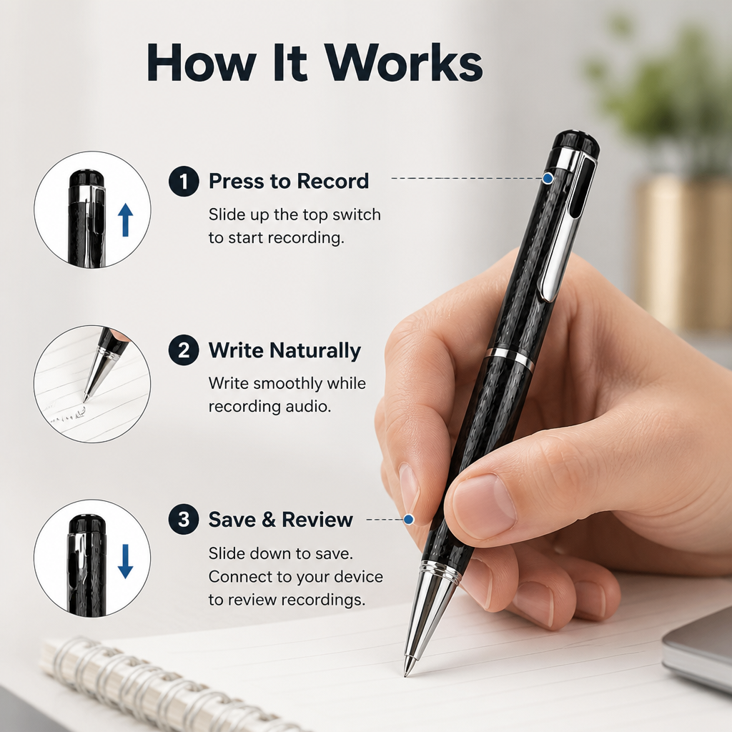 LucidNote™ — Capture Every Word and Command Attention with Effortless Clarity