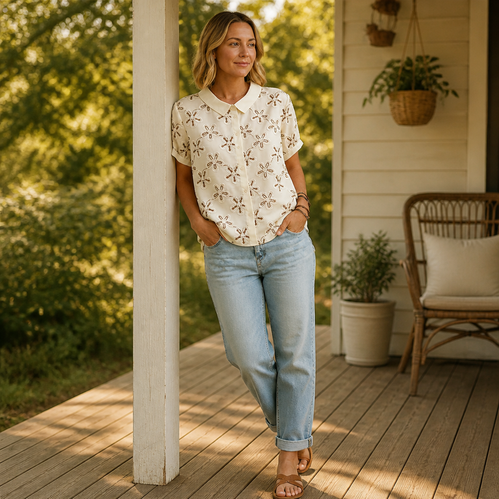 LumeraEase™ Blouse — Feel Fresh and Effortlessly Elegant All Day Long
