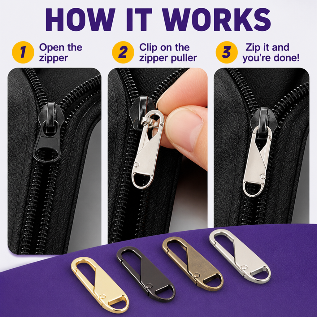 ZipSwift™ — Instantly Revive Any Zipper and Reclaim Your Day with Zero Hassle