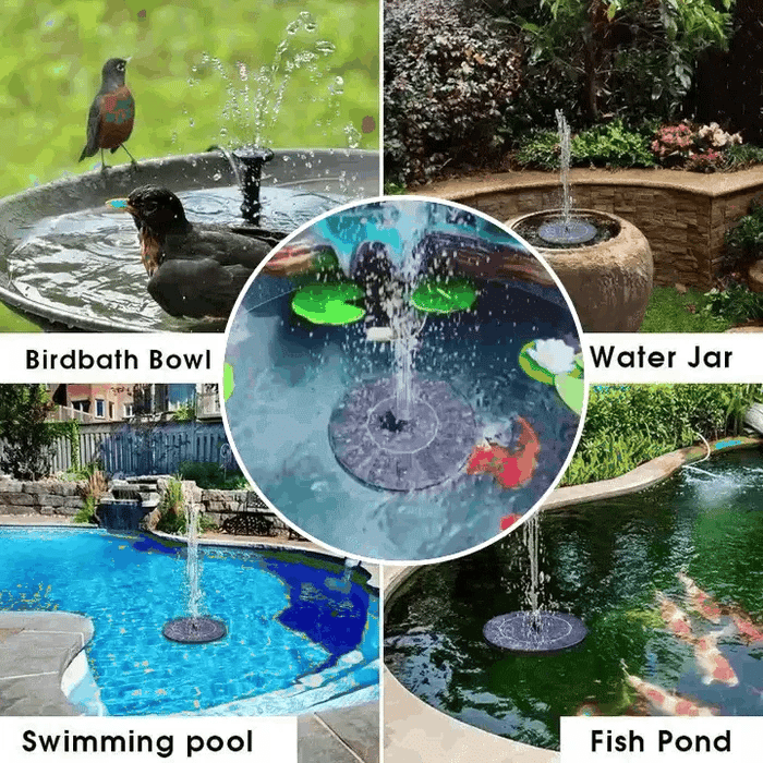 HydroLuma™ Solar Fountain — Instantly Transform Your Garden Into a Peaceful, Splash-Free Sanctuary