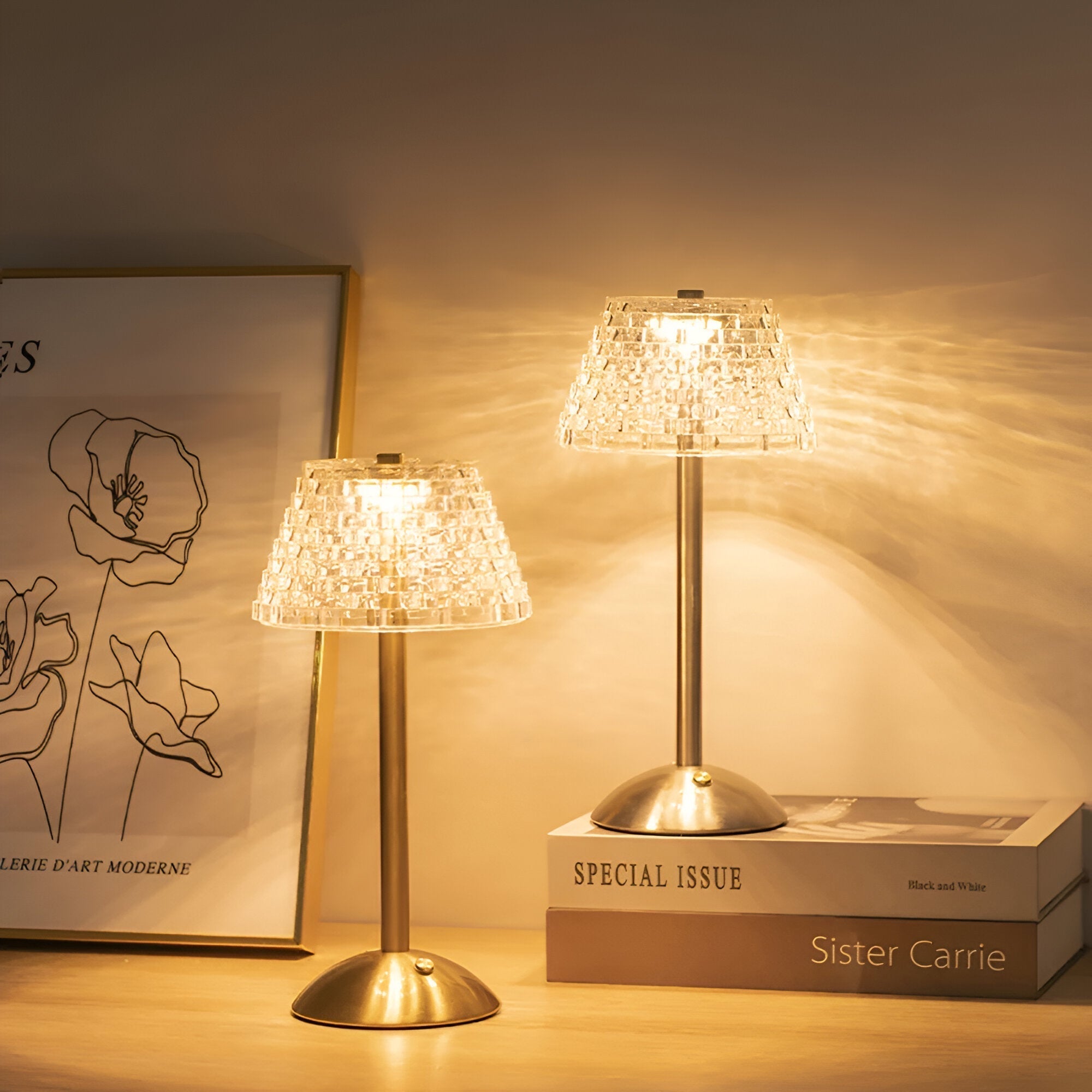 EleGlow - Wireless Table Lamp with Vintage Inspiration
