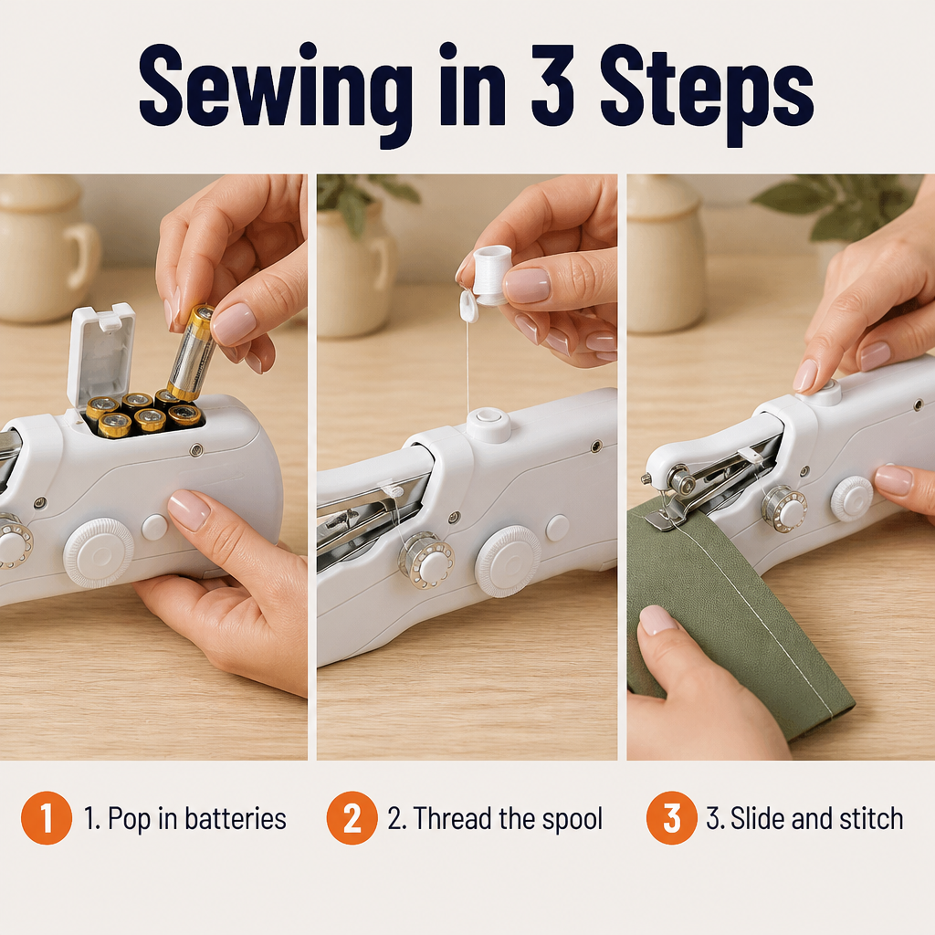 StitchLite™ — Fix Hems, Patches & Rips In Less Than A Minute