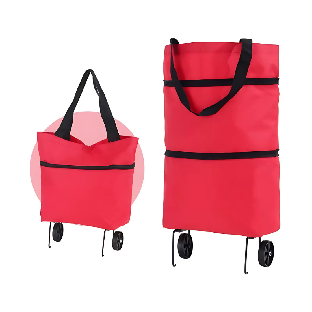 Shopping Cart | Foldable Rolling Bag | Lightweight Carrier | Icone