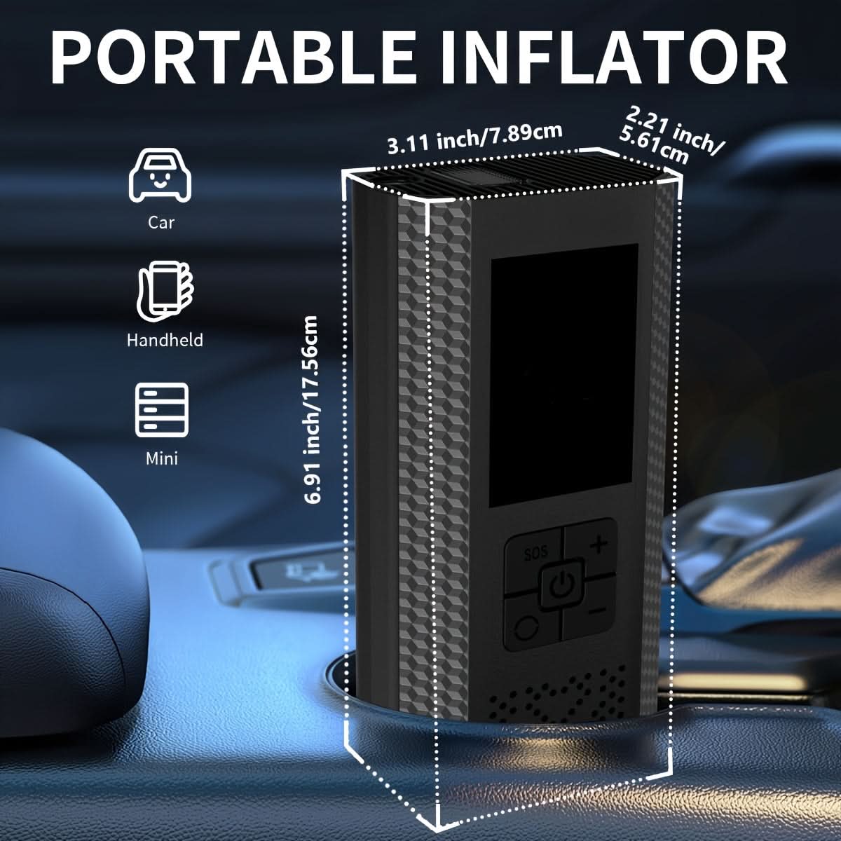 Portable Cordless Air Pump for Tires