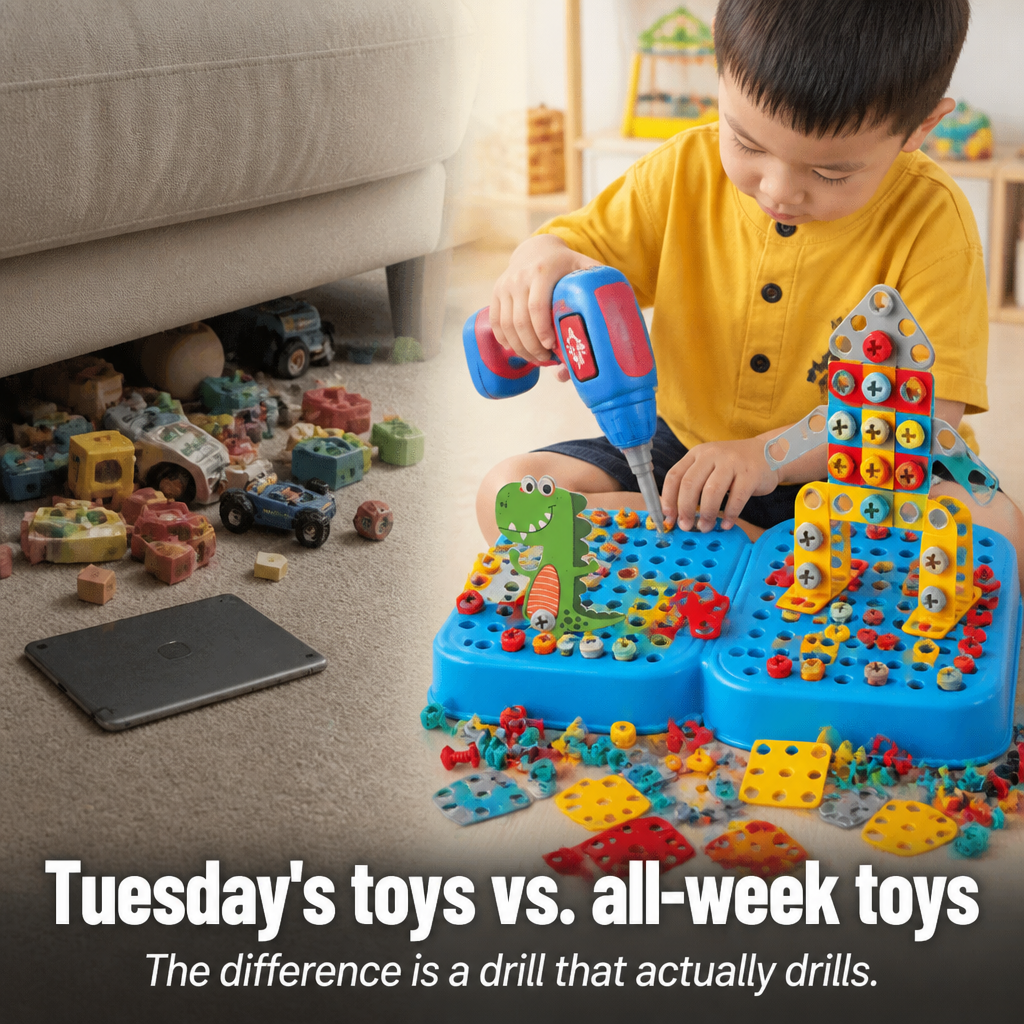 BrilliBuild™ — Give Your Kid a Real Drill and See Screen Time Vanish