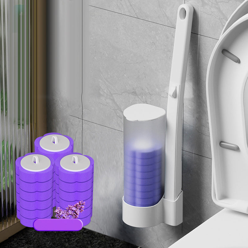 Disposable Toilet Scrubber | Antibacterial | Hygienic Sponge Heads | CleanClick