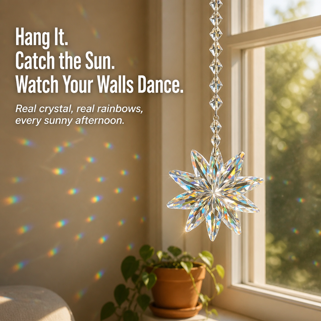 LumiAura™ — Transform Any Window Into a Daily Spectrum Light Display