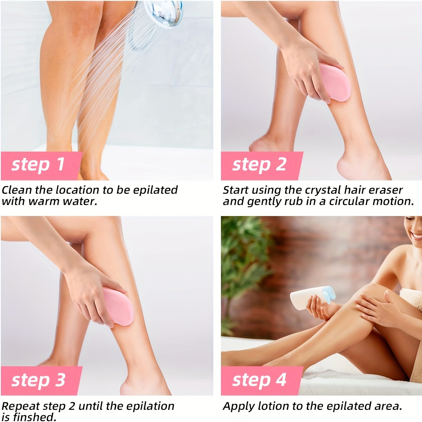 SilkenTouch - Reusable Crystal Hair Remover for Smooth Skin
