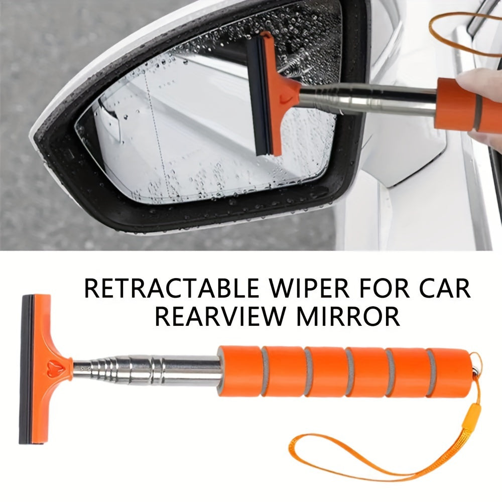 ClearView Pro - Innovative Retractable Mirror Cleaner for Cars