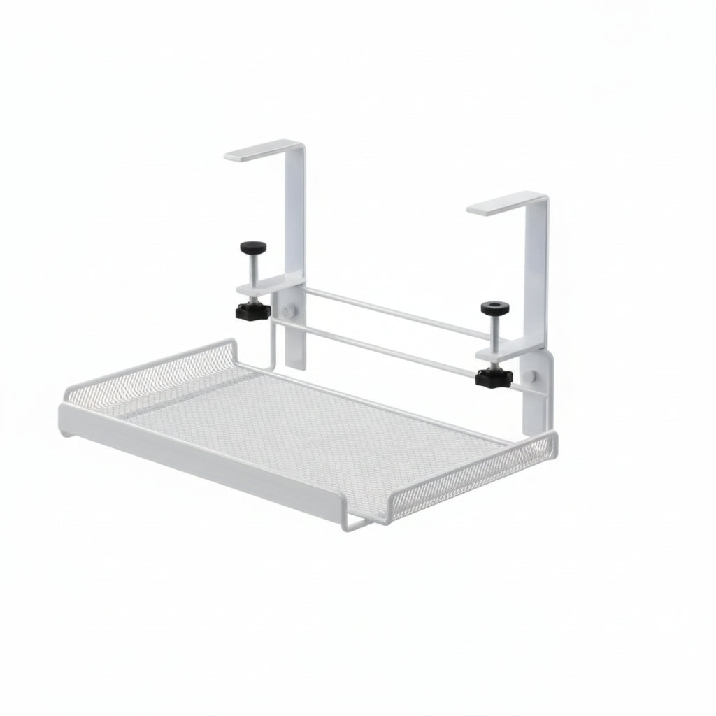 Versatile Metal Desk Organizer with Easy Installation