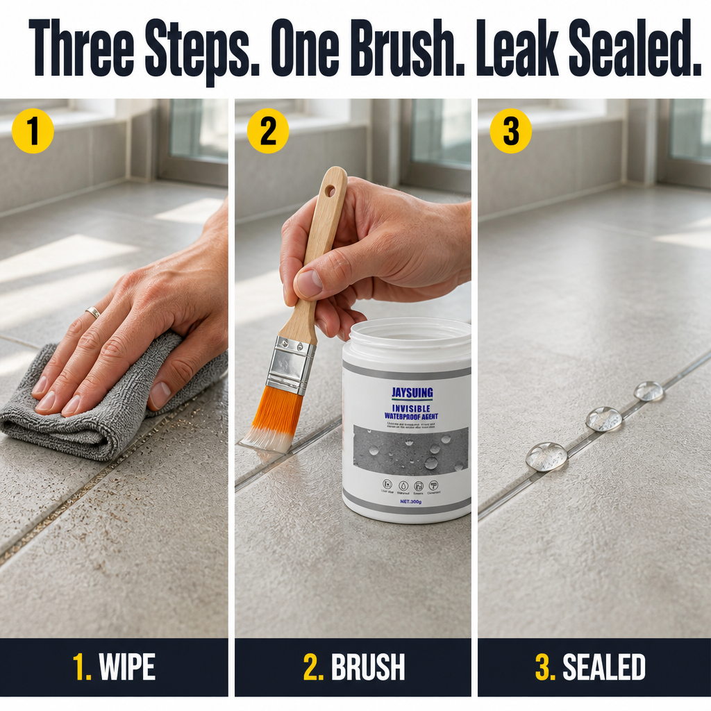 ShieldSeal™ — Apply Once, Seal Hidden Leaks Without a Plumber's Help