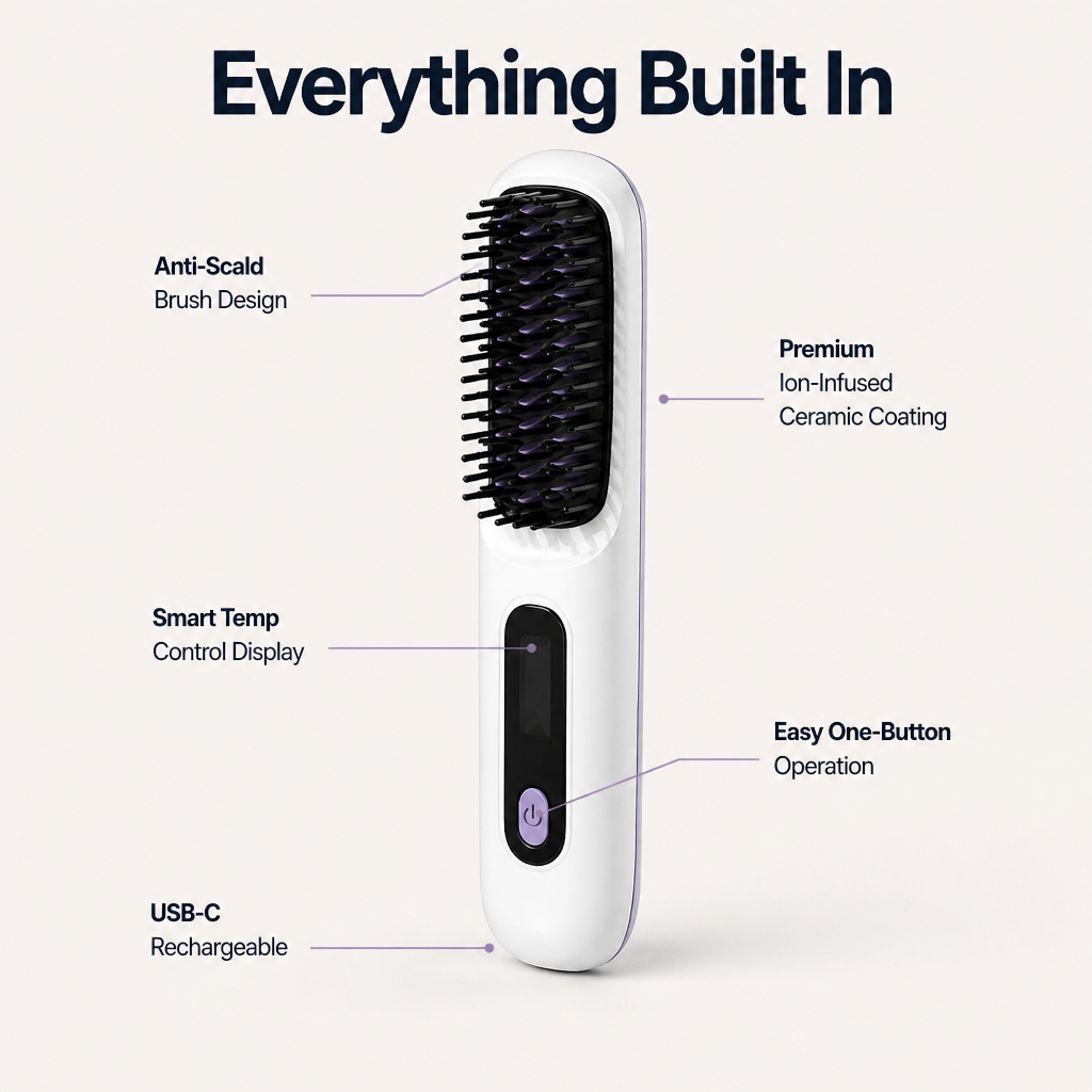 LumiLuxe™ — Effortless Salon-Perfect Hair That Protects and Shines Every Time