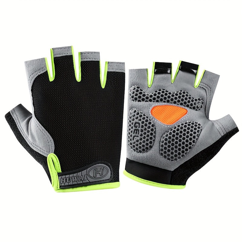Versatile Outdoor Half Finger Gloves for Active Adventures