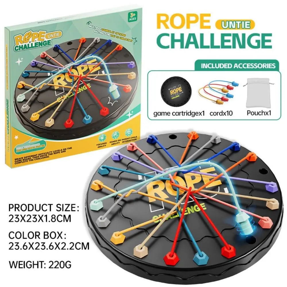 Logic Puzzle Rope Game – Enhances Concentration & Agility for Every Age