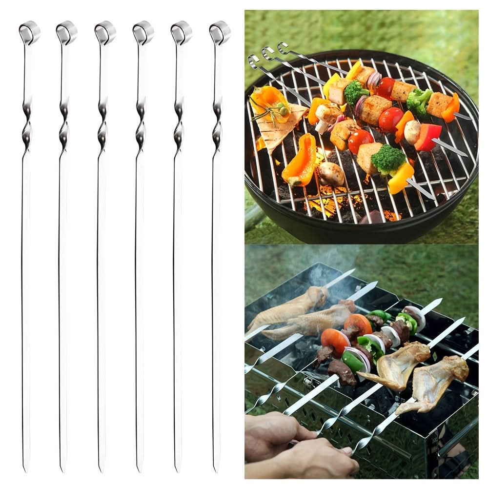 Set of Long Handle BBQ Skewers