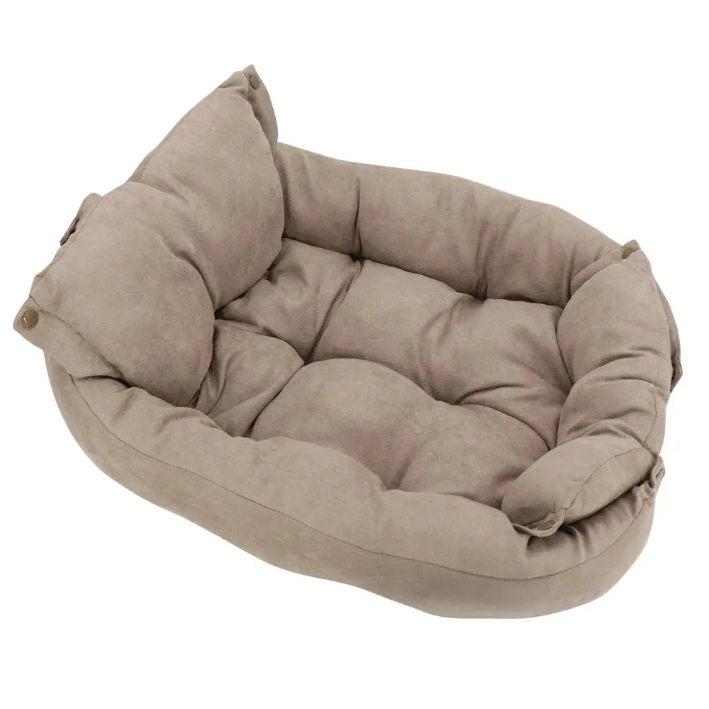 Multifunctional Pet Bed – Sofa, Mat, or Cozy Sleeping Cave