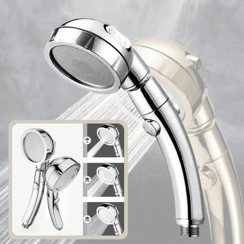 3-Spray Handheld Shower with Air Injection and 1.5m Hose Included