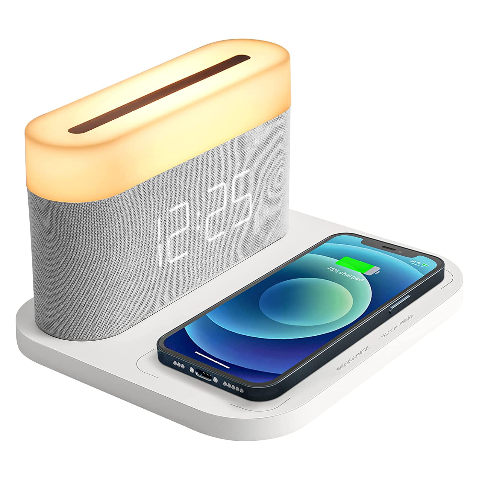 All-in-One Wireless Charging Station with LED Light & Clock
