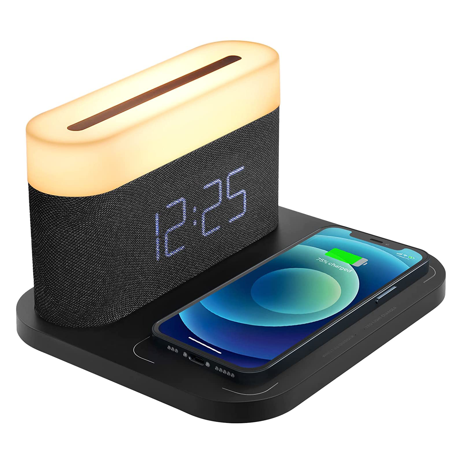 All-in-One Wireless Charging Station with LED Light & Clock