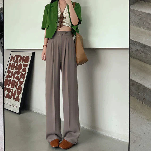 Velloria™ High-Waist Wide-Leg Pants — Instantly Sculpt Your Silhouette with All-Day Comfort and Confidence