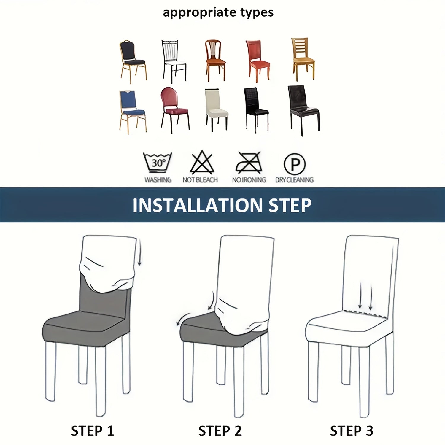 ChicShield – Stylish Elastic Covers for Chair Transformation