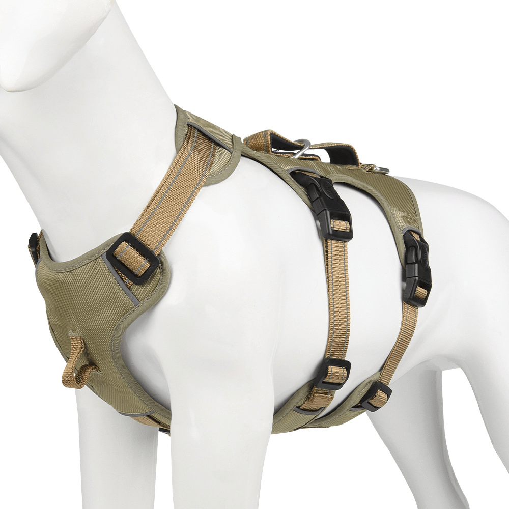 Secure and Cozy No-Pull Dog Harness with Enhanced Safety Features