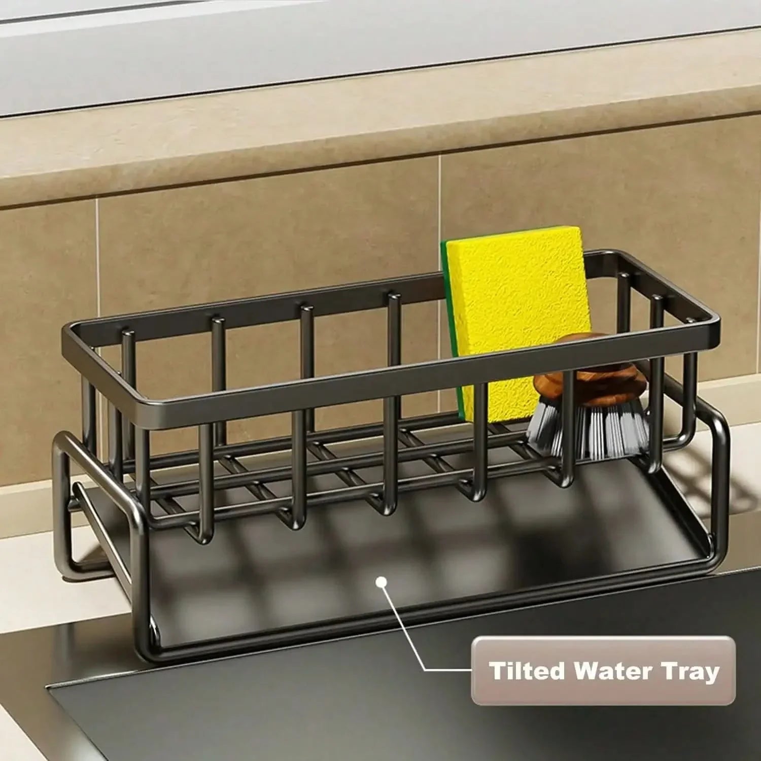 Stainless Steel Organizer for Kitchen Sinks