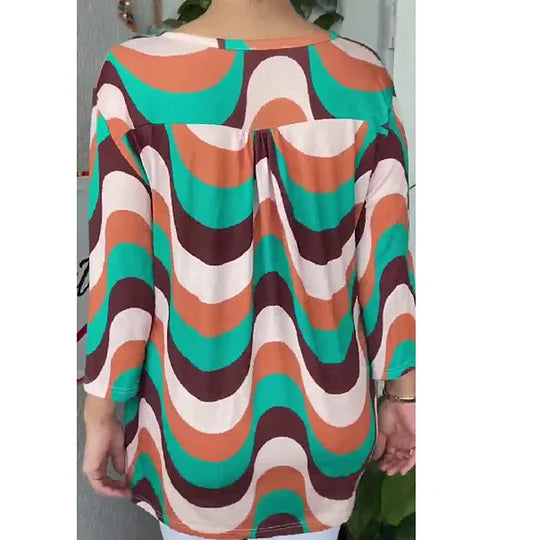 BreezeLuxe™ Tunic — Stay Fresh, Flatter Your Curves, and Own Every Sunny Moment