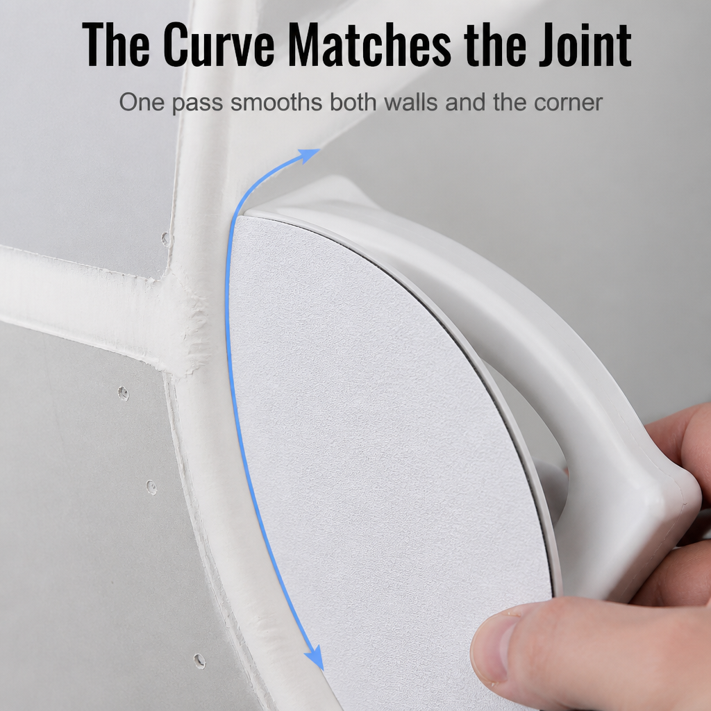 CurveCraft™ — Sand into Tight Corners and Curves Flat Blocks Miss