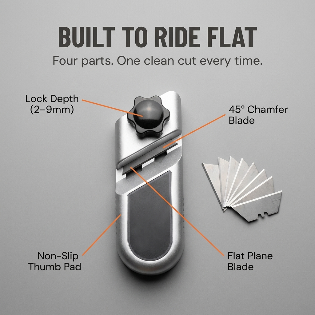 TrueEdge™ — Level Drywall Edges That Tape Flat with One Smooth Stroke