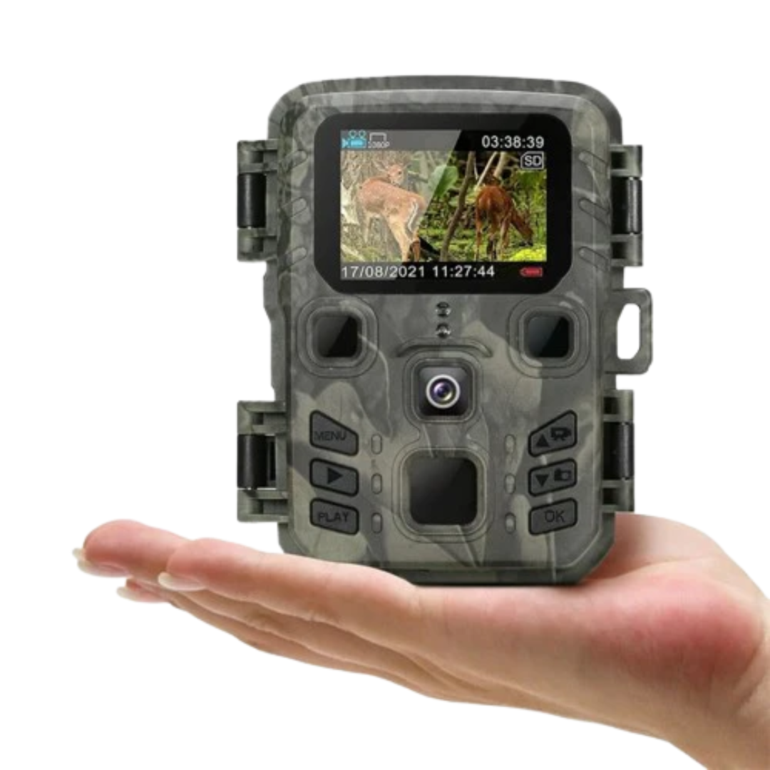 Compact 1080p Outdoor Camera - Motion-Activated Surveillance & Nature Monitoring