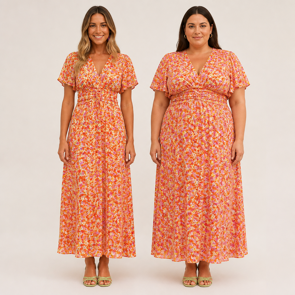 Celestelle™ Vintage Floral Dress — Feel Cool, Confident, and Effortlessly Radiant All Day Long