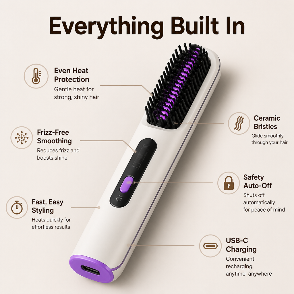 LumiLuxe™ — Effortless Salon-Perfect Hair That Protects and Shines Every Time