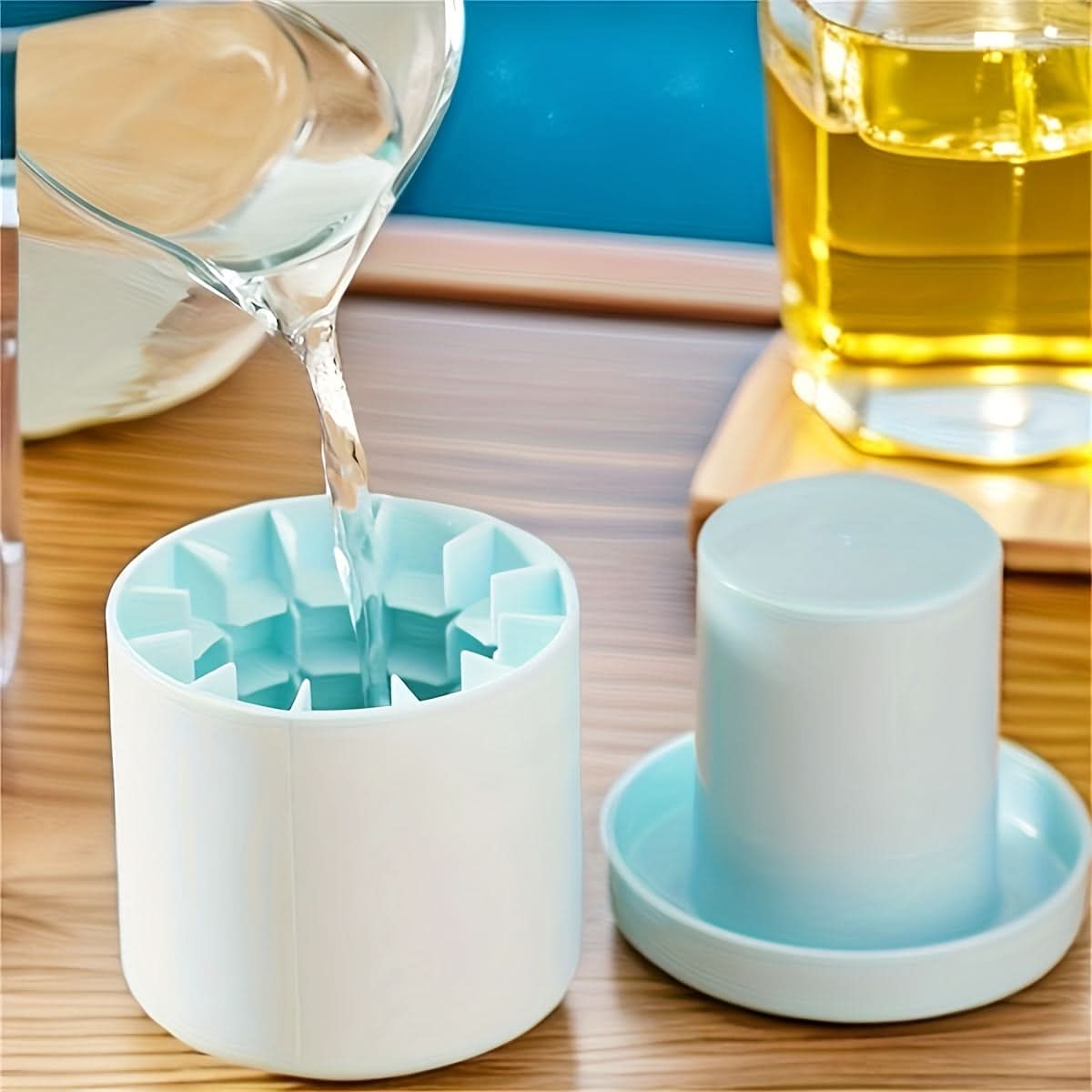 Silicone Mold for Ice Cube Maker – Ice Storage Bucket