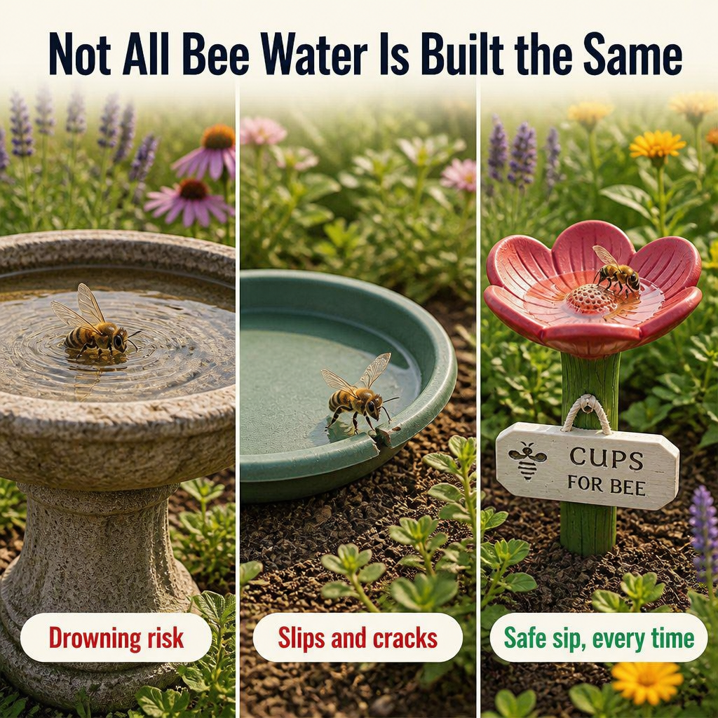 PurePollen™ — The Safe Sip Spot That Keeps Your Garden Buzzing Alive