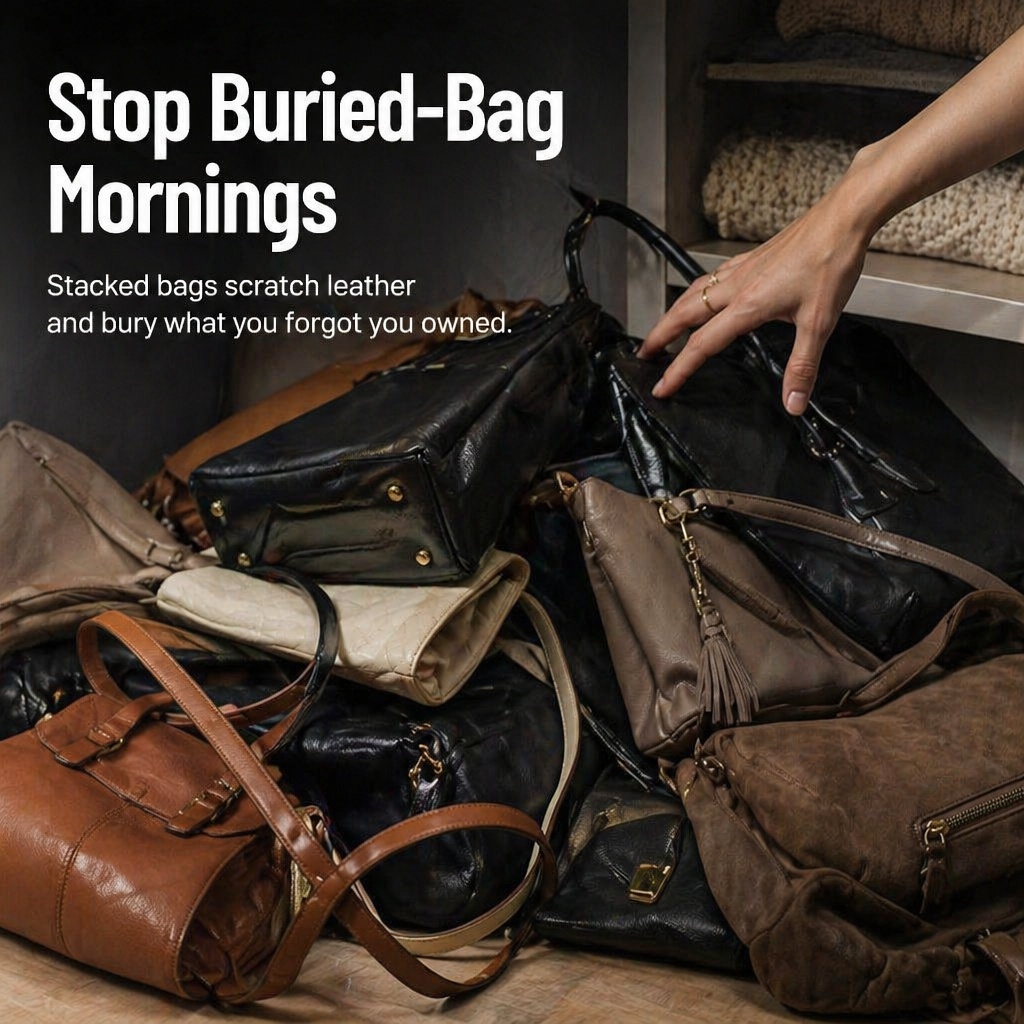 ClariPouch™ — Locate Every Handbag Instantly and Restore Clutter-Free Peace