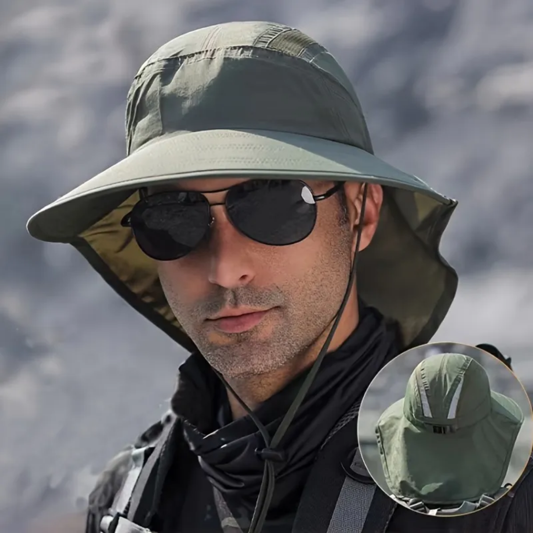 Ultimate Sun Shield Hat with Neck Coverage – Wide Brim Design
