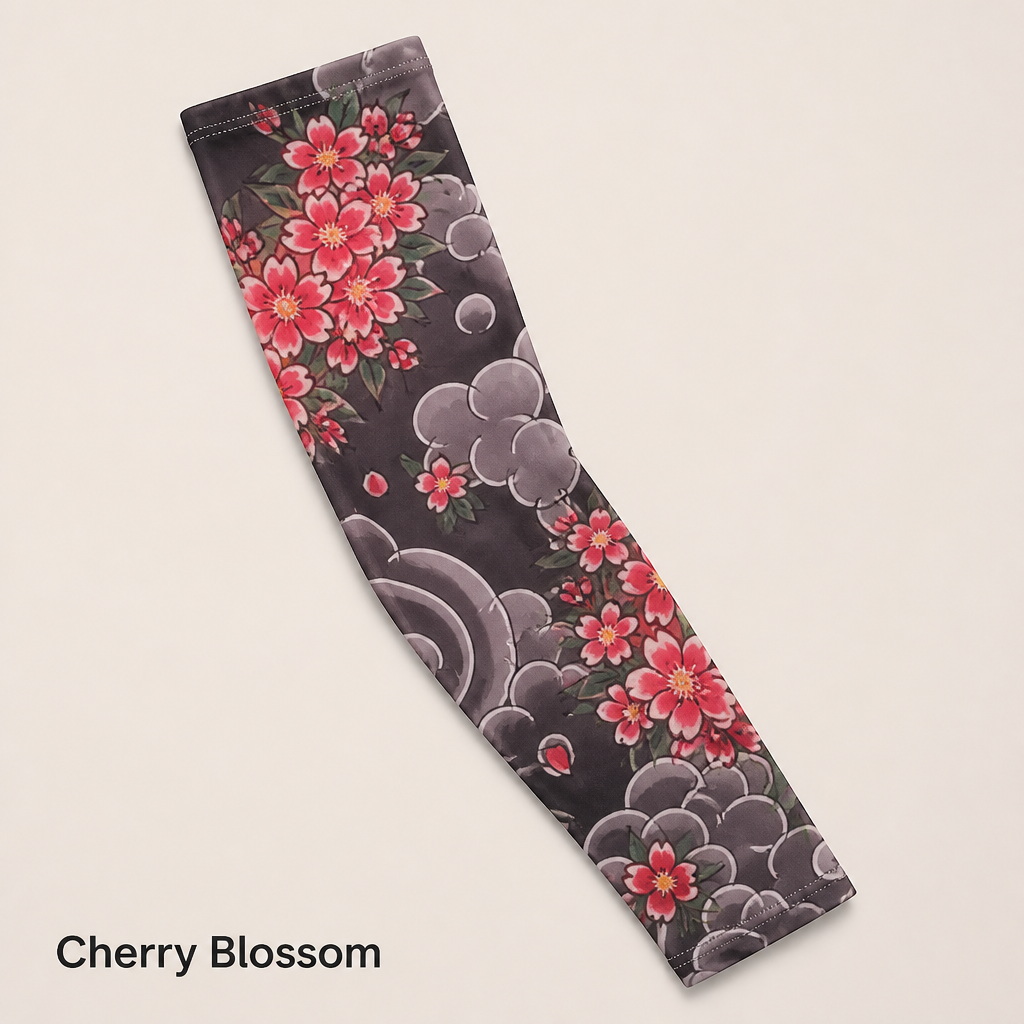 ArborSkin™ – UPF 50+ Japanese Tattoo-Print Sun Shield Arm Sleeve
