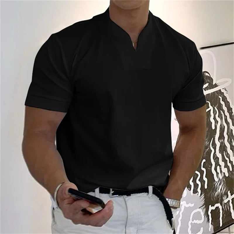 ValorVibe™ Men’s Business Casual V-Neck — Look Razor-Sharp and Feel Unstoppable All Day