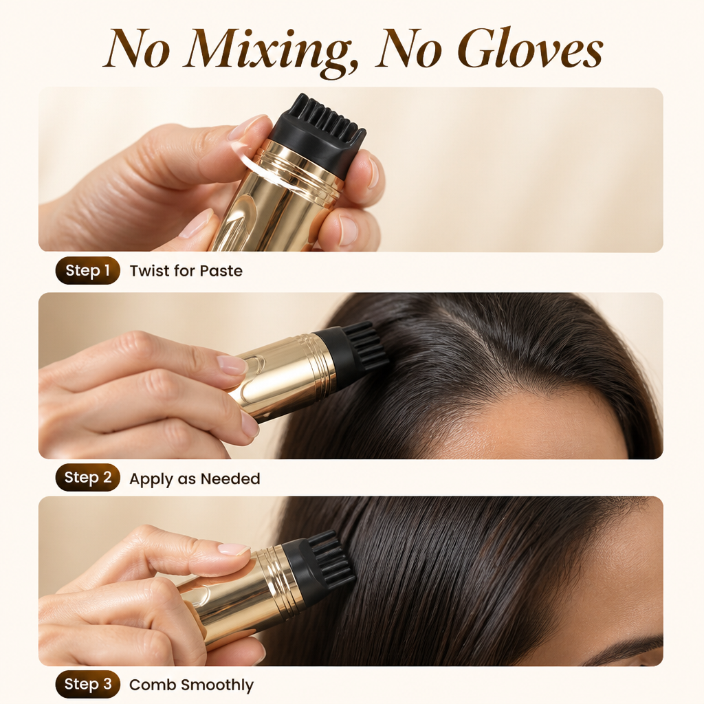 ColorLuxe™ — Conceal Stubborn Grays In 60 Seconds Mess- and Glove-Free