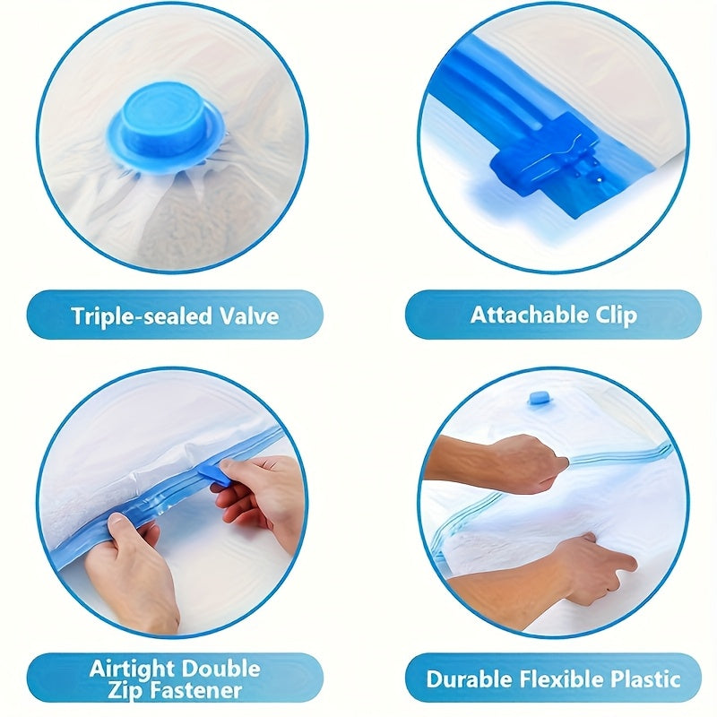 ClutterBuster - 14-Piece Hand-Pump Vacuum Storage Bag Set