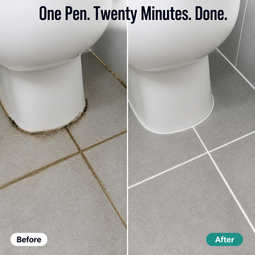 BioShieldSeal™ — Restore Yellowed Grout Lines to Fresh White in 20 Minutes