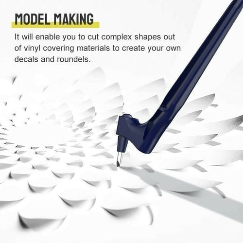 Craft Knife with 360° Rotating Blade – Stainless Steel Design