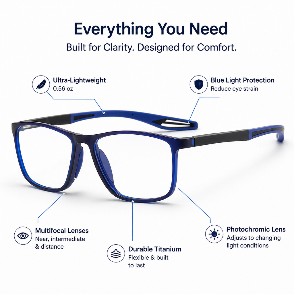 LumaSight™ — Experience Effortless Focus and Featherlight All-Day Comfort
