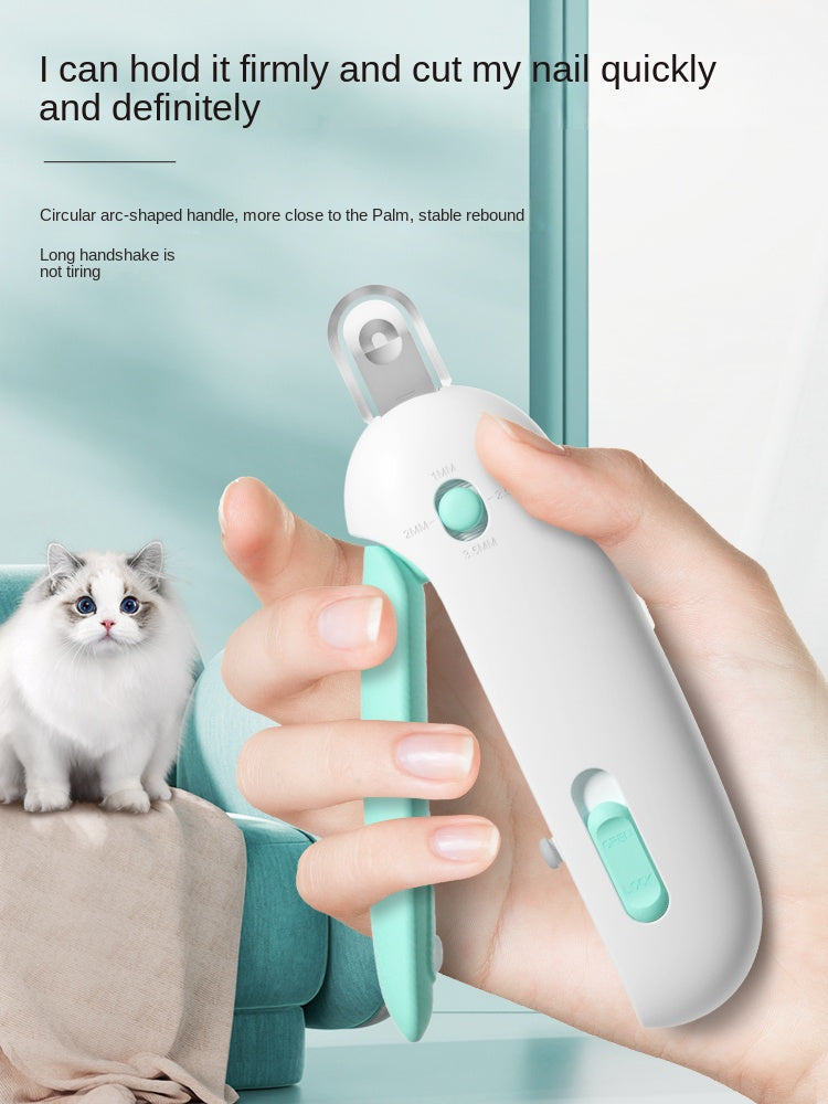 Ergonomic Pet Nail Clipper with 8-Fold Lever – Easy Grip Design