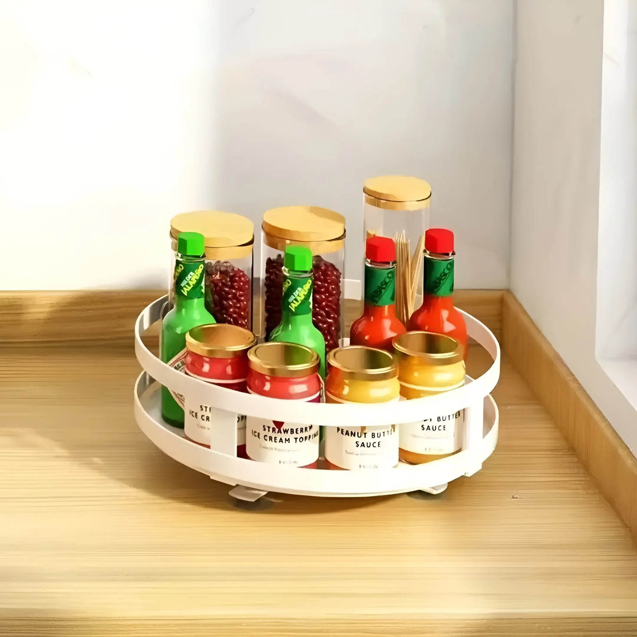 360 Degree Organizer – Eliminate Clutter in Cabinets