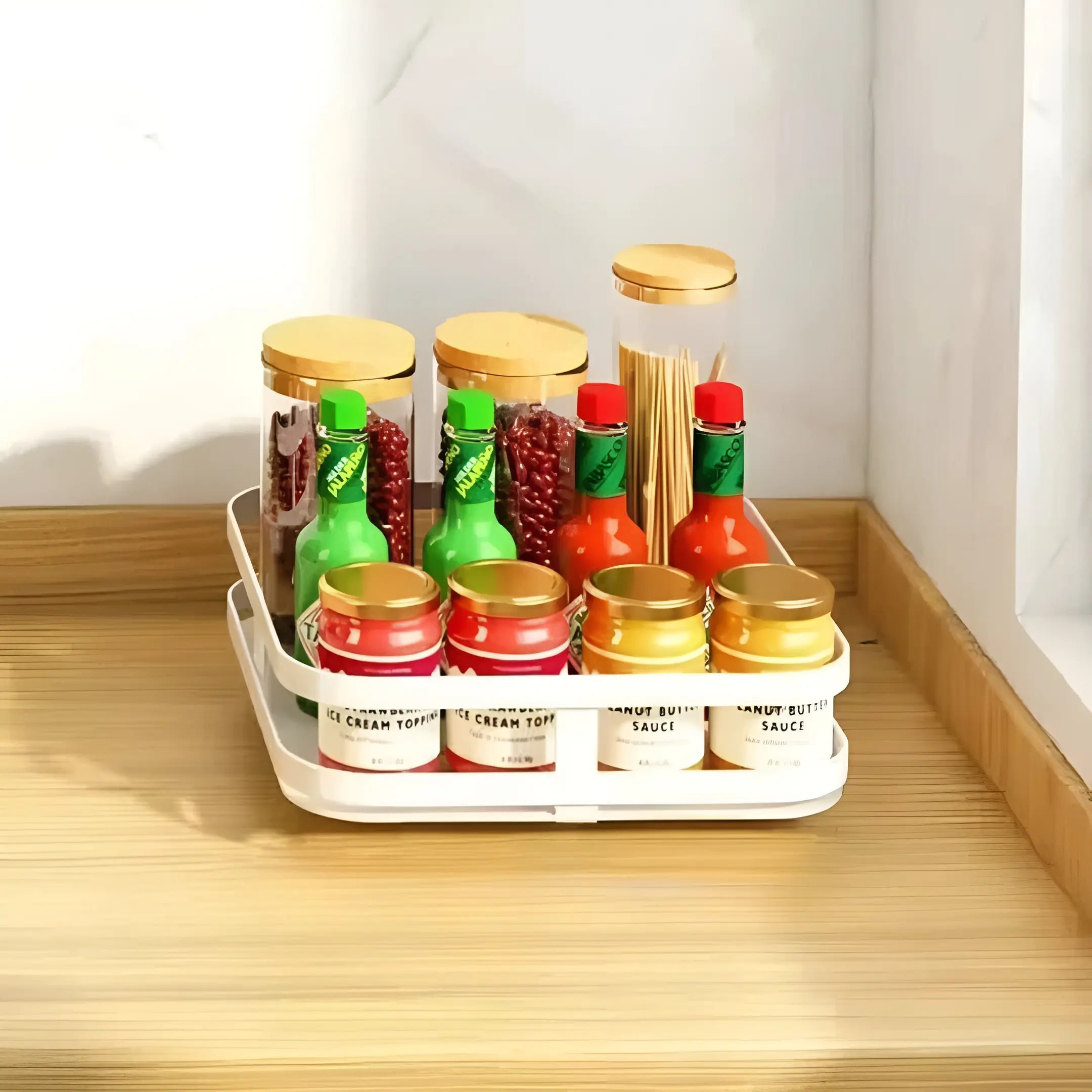 360 Degree Organizer – Eliminate Clutter in Cabinets